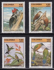 13 Colombia [ unused ]<[1985 SC#C749-C752( aviation ) bird ] 4 kind .>
