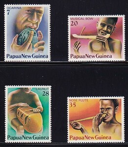 96 Papp a new ginia[ unused ]<[1979 SC#491-94 musical instruments ] 4 kind .>