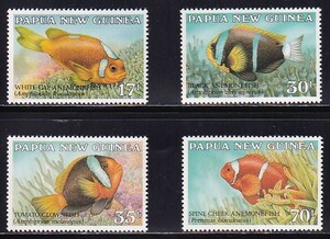 85 Papp a new ginia[ unused ]<[1987 SC#659-62 fish ] 4 kind .>