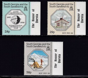 18sa light George a*sa light Sand wichi island [ unused ]<[1987 SC#124-126 international the earth year 30 year ] 3 kind .>