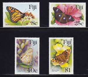 81fiji-[ unused ]<[1985 SC#523-26 butterfly ] 4 kind .>