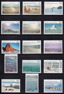 14オーストラリア領南極地域【未使用】＜「1984-87 SC#L60-L74 南極の風景」 15種完 ＞