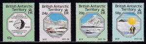 30 britain . south ultimate region [ unused ]<[1987 SC#141-44 international the earth .. year 30 anniversary ] 4 kind .>