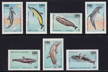 21 キューバ【未使用】＜「1984 SC#2677-2683 海洋哺乳類」 7種完 ＞_画像1