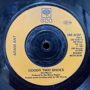 ◆UKorg7”s!◆ADAM ANT◆GOODY TWO SHOES◆