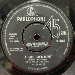 ◆1円開始!◆UKorg7”s!◆THE BEATLES◆A HARD DAY'S NIGHT◆