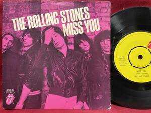 ◆UKorg7”s!◆THE ROLLING STONES◆MISS YOU◆