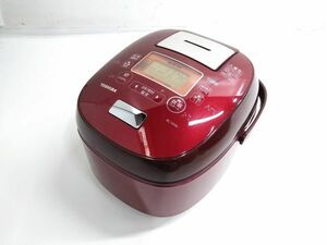 ▲ 動作品 TOSHIBA 東芝 RC-10VRJ 炊飯器 真空IH保温釜 鍛造かまど銅釜 5.5合炊き 0508B-5 @100 ▲