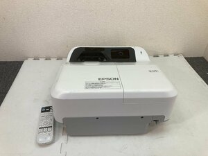 2931-O★EPSON 超短焦点ビジネスプロジェクター★EB-685WT★ランプ点灯時間 高58ｈ低0ｈ★簡易動作確認済中古★