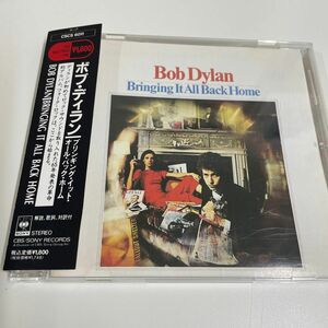 ※帯付・邦盤ＣＤ※Bob Dylan ボブディラン/ブリンギング イット オールバック ホーム※CBS SONY