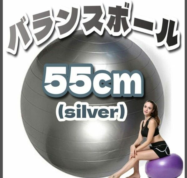 バランスボール 55cm ダイエット ヨガボール フィットネス トレーニング