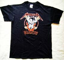 メタリカ×サンフランシスコ・ジャイアンツ Tシャツ Mサイズ ガイコツ Metallica_画像1