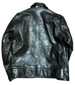 THE REAL McCOY'S JOE McCOY 30's SPORTS JACKET リアルマッコイズ ジョーマッコイ ホースハイド スポーツ レザージャケット 黒 40