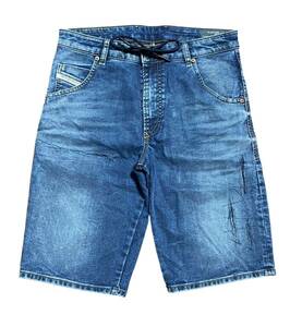 DIESEL D-KROOCHORT-Y-NE jogg short jeans ディーゼル ジョグ スウェット デニムショーツ ショートパンツ W30