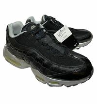 未使用品 10年 NIKE 609048-027 AIR MAX 95 エアマックス 95 黒/銀 US8 26㎝_画像2