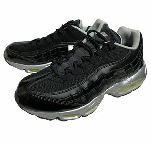 未使用品 10年 NIKE 609048-027 AIR MAX 95 エアマックス 95 黒/銀 US8.5 26.5㎝