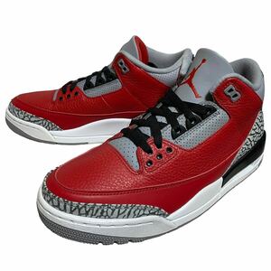 未使用品 19年 NIKE CK5692-600 AIR JORDAN 3 RETRO SE Unite Fire Red エアジョーダン 3 レトロ ファイヤーレッド US9 27㎝