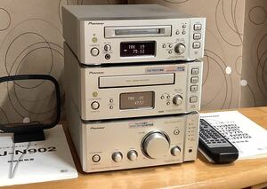 1 jpy start Pioneer system player FILL CD player /PD-N902*MD recorder /MJ-N902* pre-main amplifier /A-N902 set 