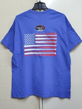 [送料無料](s31c1)XL企業カーウォッシュチェーン車usaアメリカ輸入古着半袖プリントTシャツオーバーサイズゆるだぼ星条旗_画像1