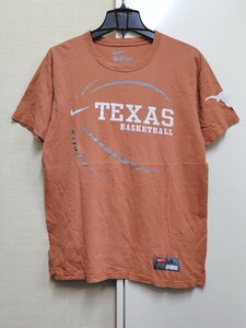 [送料無料](t23e1)SカレッジNIKEナイキTEXASテキサス大学ロングホーンズusaアメリカ輸入古着半袖プリントTシャツNCAAゆったり