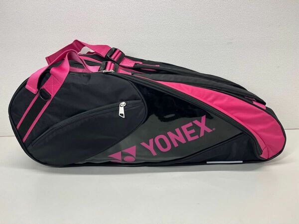 未使用品　YONEX テニス ラケットケース ラケットバッグ ヨネックス　ブラック　ピンク　BAG1732R