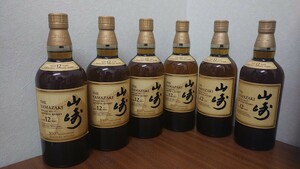 サントリー 山崎12年 43% 700ml 6本セット 内4本は記念ボトル 未開栓 送料込み