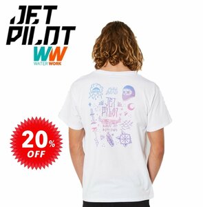 ジェットパイロット JETPILOT Tシャツ セール 20%オフ 送料無料 フル センド メンズ Tシャツ S22602 ホワイト 3XL