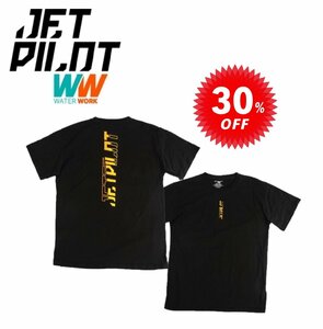  jet Pilot JETPILOT T-shirt sale 30% off free shipping super s price men's T-shirt S22610 black / yellow M