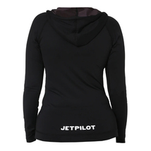 ジェットパイロット JETPILOT 2024 レディース ラッシュガード 送料無料 ザーラ L/S フーデッド ラッシー S23024 ブラック 12/L_画像4