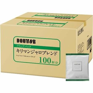 ドトールコーヒー 100杯分 キリマンジャロブレンド ドリップパック 12