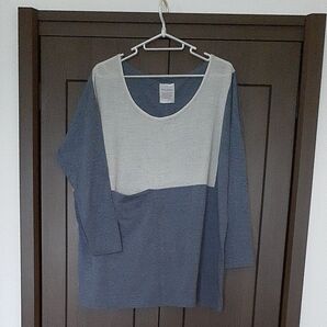 切り替えカットソー (ポケットあり)