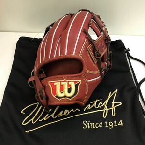 G-1313 タグ付き未使用品 ウィルソン Wilson ウィルソンスタッフ 硬式 内野手用 WBW101055 グローブ グラブ 野球 