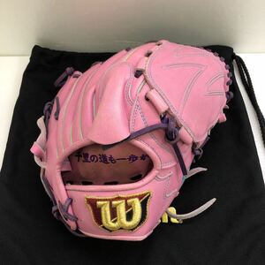 G-1355 ウィルソン Wilson ウィルソンベア 軟式 投手用 ピッチャー グローブ グラブ 野球 中古品 