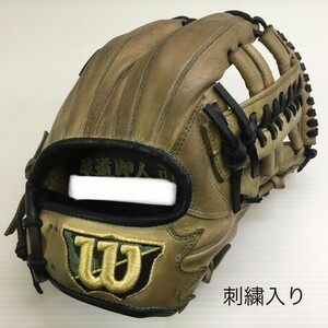 中古品 ウィルソン Wilson 硬式 内野手用グローブ 刺繍有り 臭い有り 1268