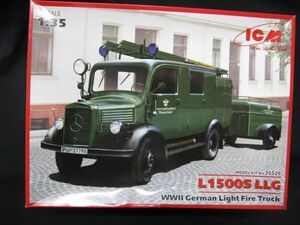 ★　ICM 1/35 　ドイツ　L1500S LLG 消防車　　★