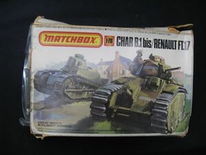 * Matchbox 1/76 CHAR B.1 bis / RENAULT FT.17 *