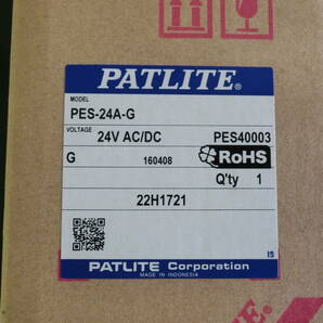 PATLITE PES-24A-G 24V AC/DC 緑 LED小型表示灯 パトライト サイズ80の画像2