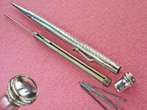 ◆純銀ロング◆1920年代製 ウァール・エヴァーシャープ ペンシル USA◆1920’s Wahl Eversharp Sterling Silver Pencil U.S.A.◆_画像5