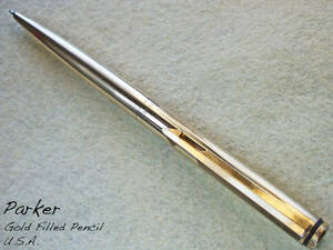 ◆ロングサイズ◆ パーカー・ゴールドペンシル USA ◆ Parker Gold Pencil U.S.A.◆