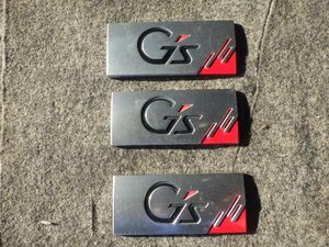 1円～　中古 トヨタ マークX GRX130 純正 G's エンブレムセット　G's エンブレム