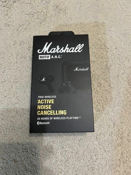 Marshall Motif A N C 完全ワイヤレスイヤホン　カナル型　ノイズキャンセル機能