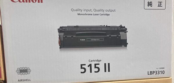 CANON トナーカートリッジ515II/CRG-515II/1976B004(7,000枚) CN-EP515-2J LBP3310用　 ブラック　純正品　国内純正品