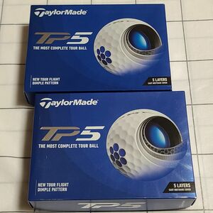 TaylorMade テーラーメイド TP5 ホワイト ゴルフボール 2021年モデル 2ダース