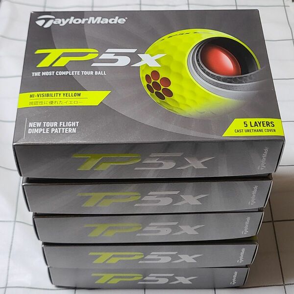 TaylorMade テーラーメイド TP5 x イエロー 2021年モデル 5ダース