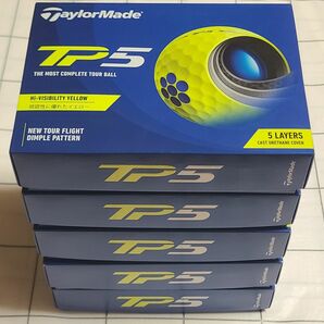 TaylorMade テーラーメイド TP5 イエロー ゴルフボール 2021年モデル 5ダース
