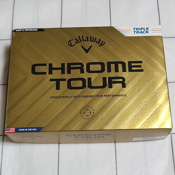 キャロウェイ CHROME TOUR トリプルトラック ホワイト 2024年モデル ゴルフボール 1ダース