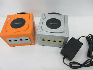  quiet * nintendo / Nintendo / Game Cube body . adaptor only /* reverse side cover missing ./ electrification only verification / junk *K-311