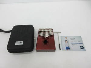 .*GECKO/ chinese quince ba/17key Kalimba/K17M/ beginner oriented guide attaching / musical instruments / parent finger piano 4.26-ZM-323*