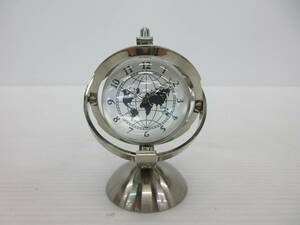 .* gully Leo / spin clock /R-CX105MCL-1/ globe / clock / decoration / glass / ornament 4.26-ZM-331*