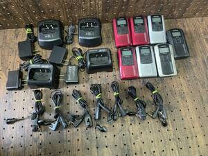  earphone mike * with charger .*KENWOOD Kenwood special small electric power transceiver UBZ-LS20/UBZ-LP20 total 6 piece set set sale junk treatment 